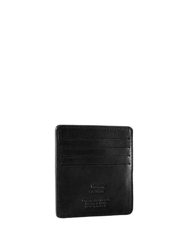 Black Leather Card Wallet