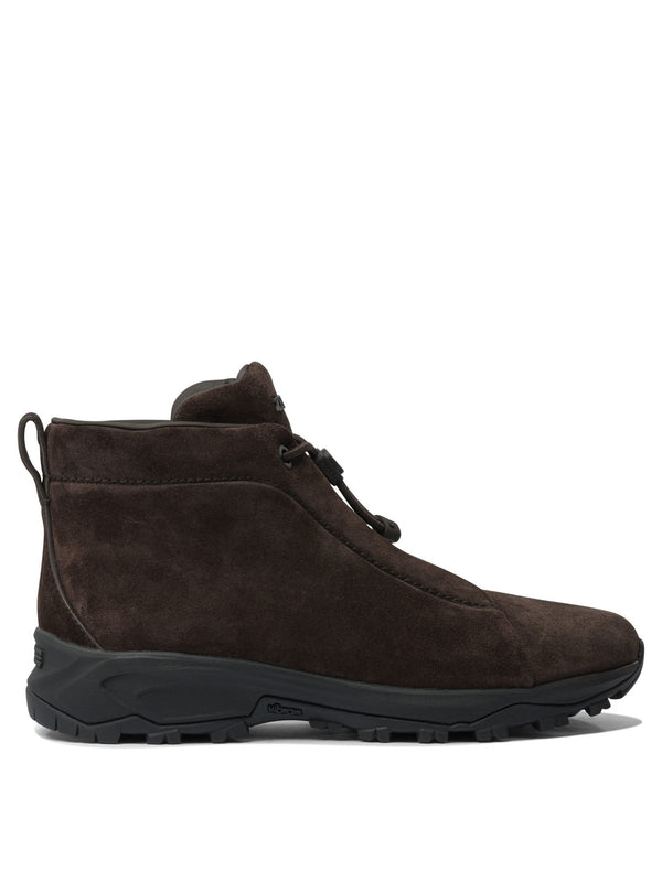 Z Zegna Brown Ankle Boots