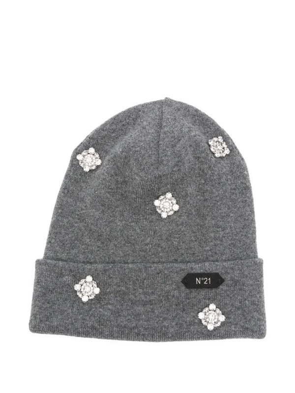 Numero Ventuno Gray Beanie
