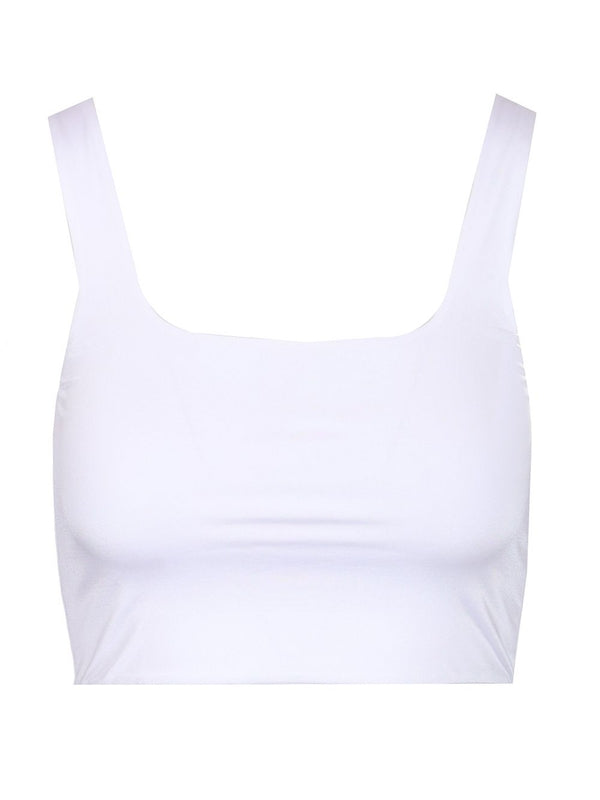 Square Neck Jersey Bra Top