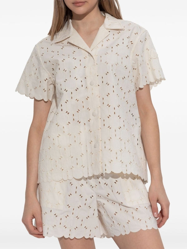 Sangallo Lace Short Sleeve
  Shirt