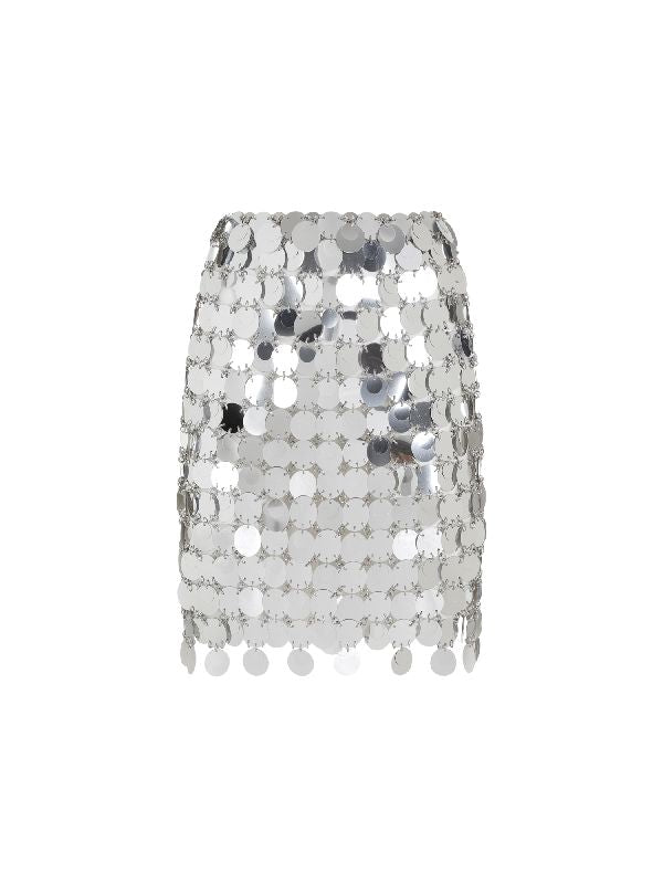 All-Over Maxi Sequin Mini
  Skirt