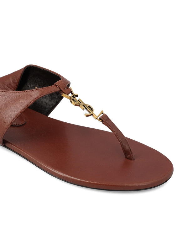 Monogram Leather Flip Flop
  Sandal