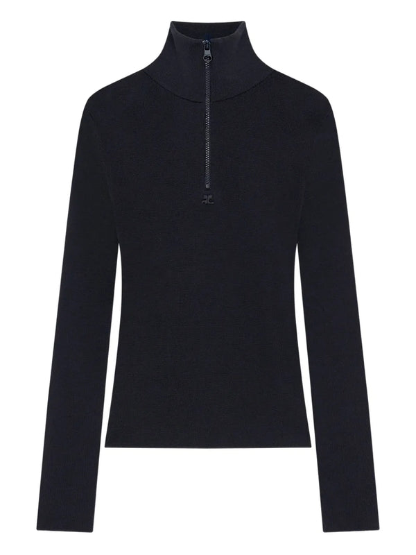 Courrèges Navy Knitted