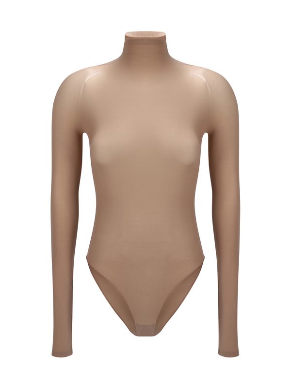 High Neck Stretch Bodysuit