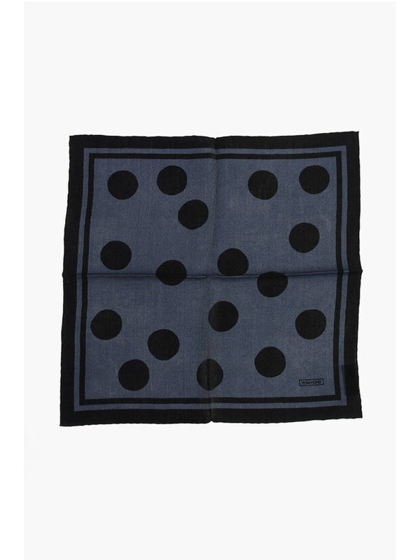 Tom Ford Blue Silk Mufflers