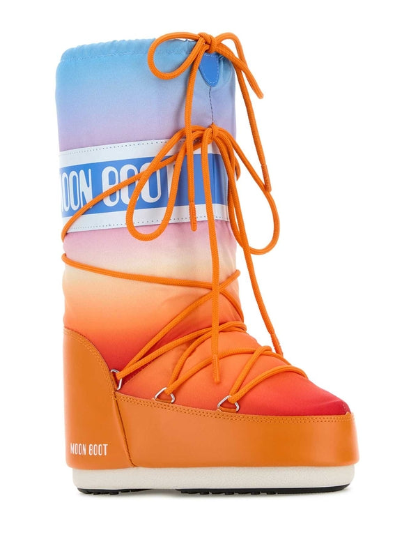 Icon Logo Lace-Up Boots