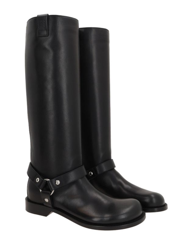 LOEWE - Campo Leather High Boots - Jente