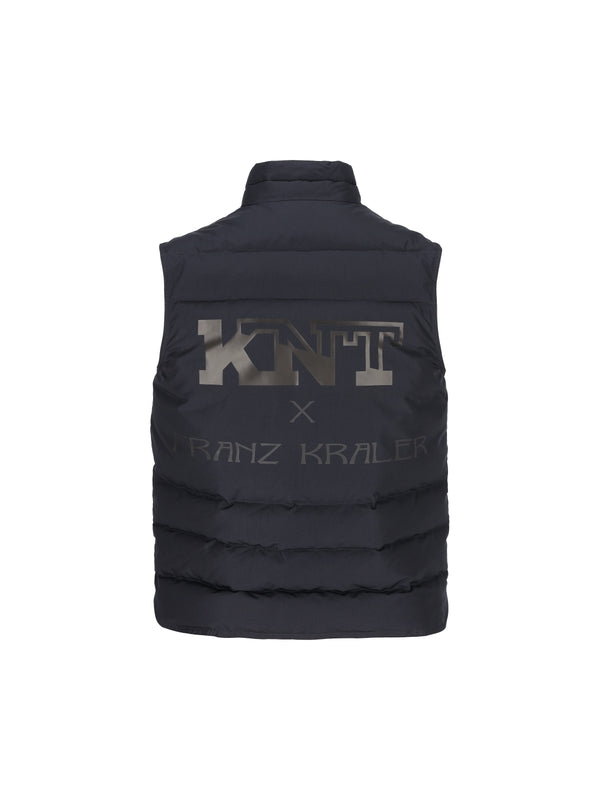 Logo Button Padded Vest