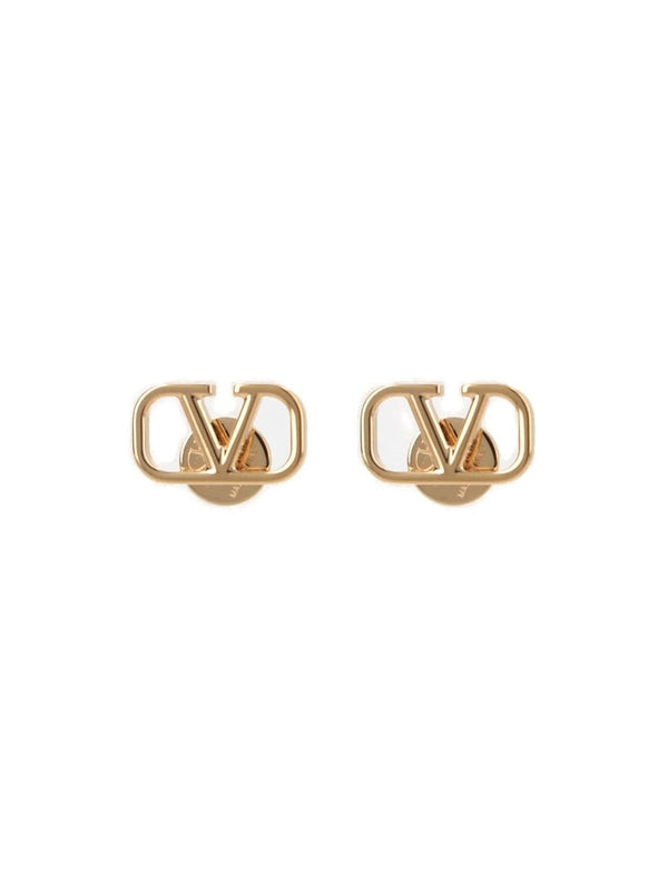 V Logo Earrings