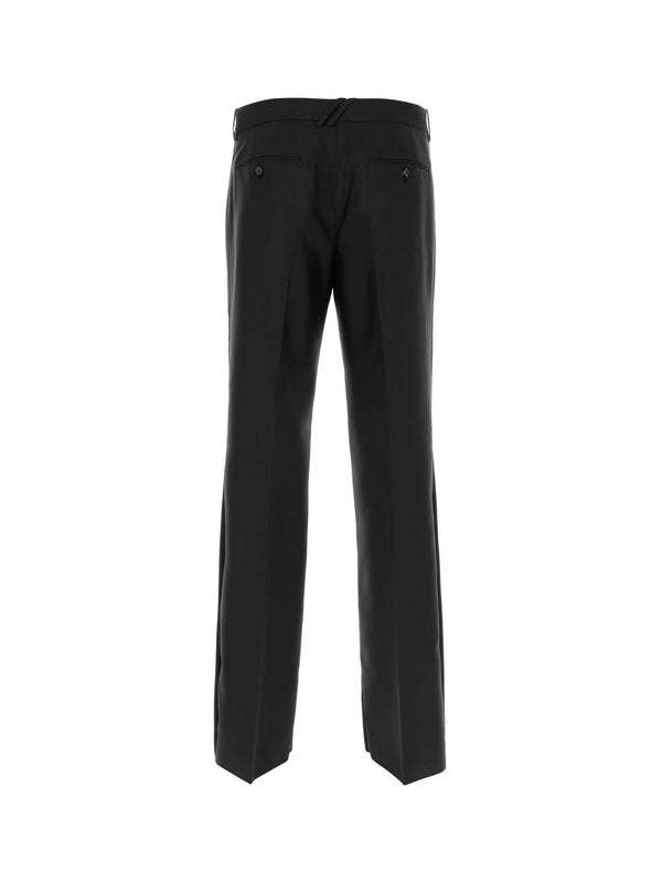 Wool Silk Tailored Pants
