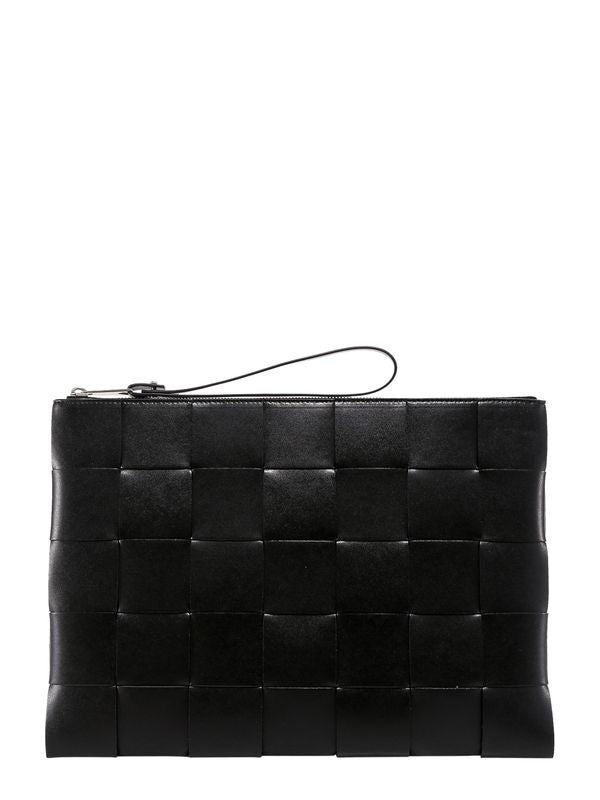 Cassette Leather Large Clutch Bag