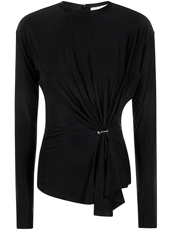 Drape Viscose Long Sleeve Top