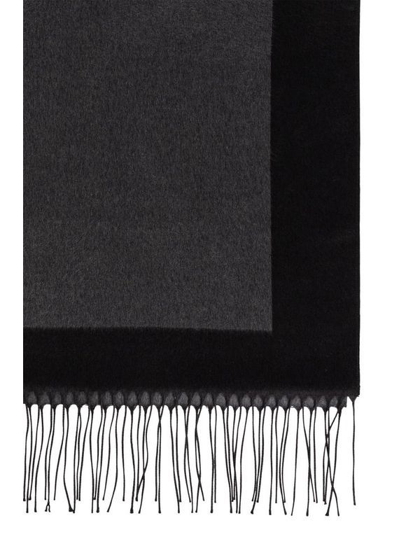 Cassandre Logo Fringe Silk
  Scarf