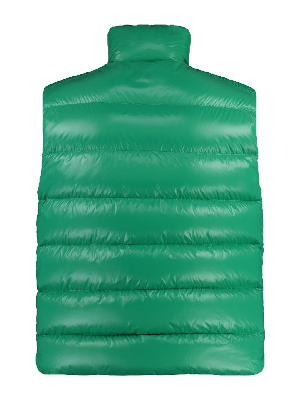 Parke Logo Patch Nylon Padded Vest