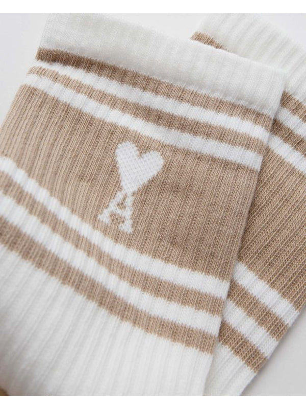 Jacquard Logo High-top Socks - Jente