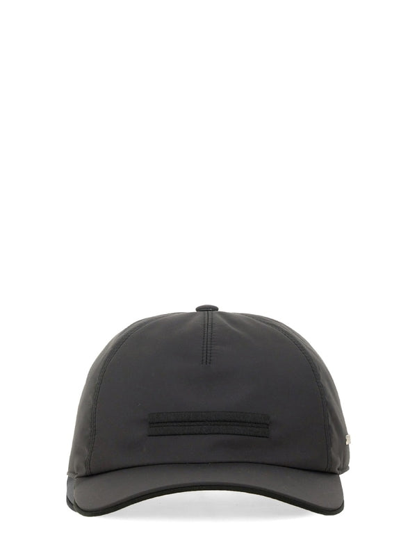 Black Embroidered Ball Cap