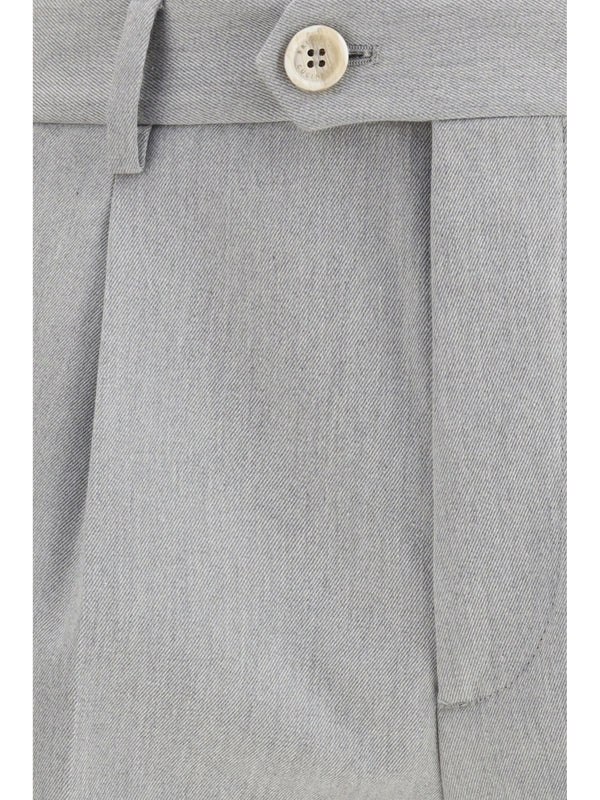 Brunello Cucinelli Grey Tailored Pants