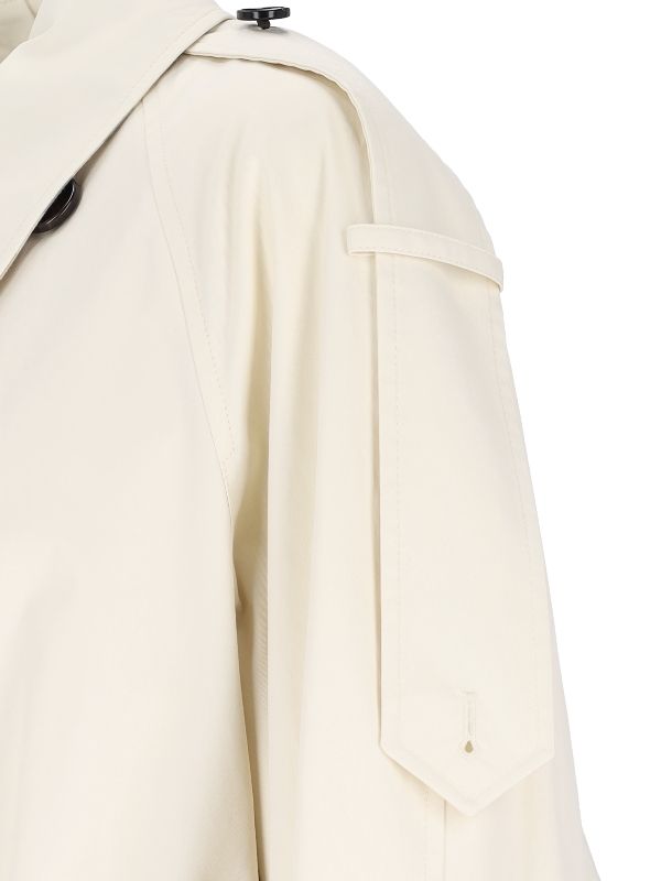 Belt Detail Cotton Trench Coat