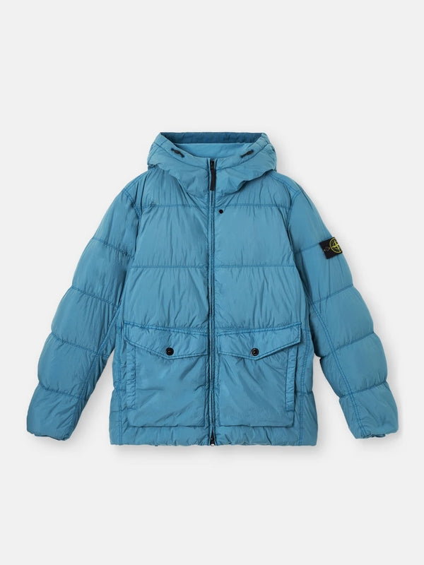 Wappen Patch Hood Padded Jacket