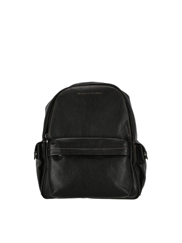 Black Calfskin Backpack