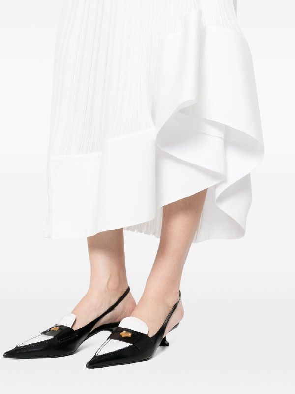 All Over Pleats Drape Skirt