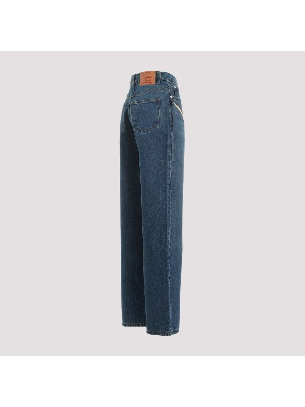 Evergreen Cutout Denim Pants