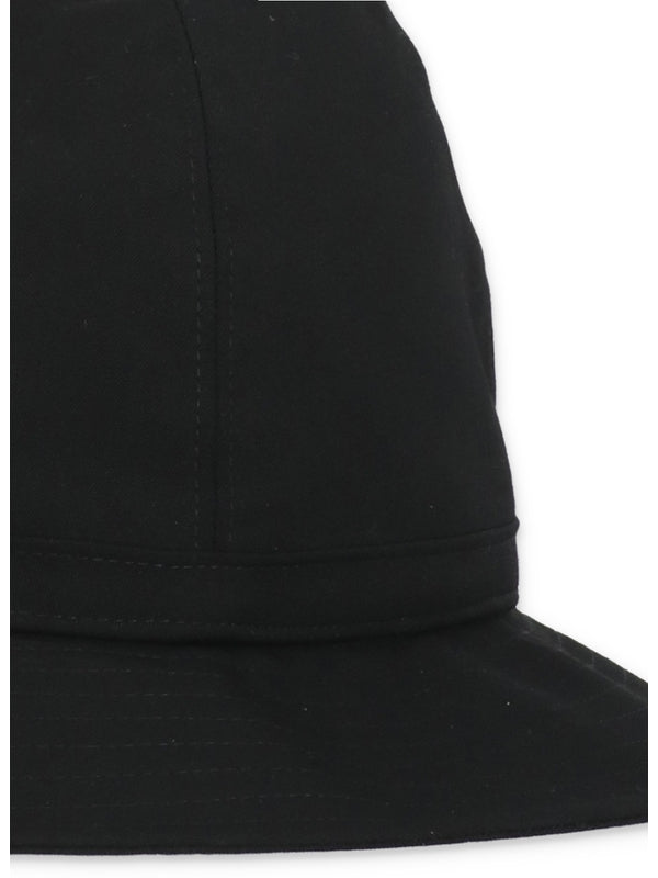 Yohji Yamamoto Pour Homme Black Bucket Hats