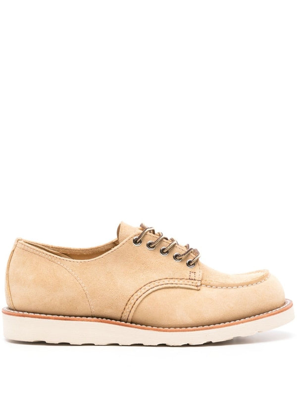 Red Wing Beige Lace-Up Boots