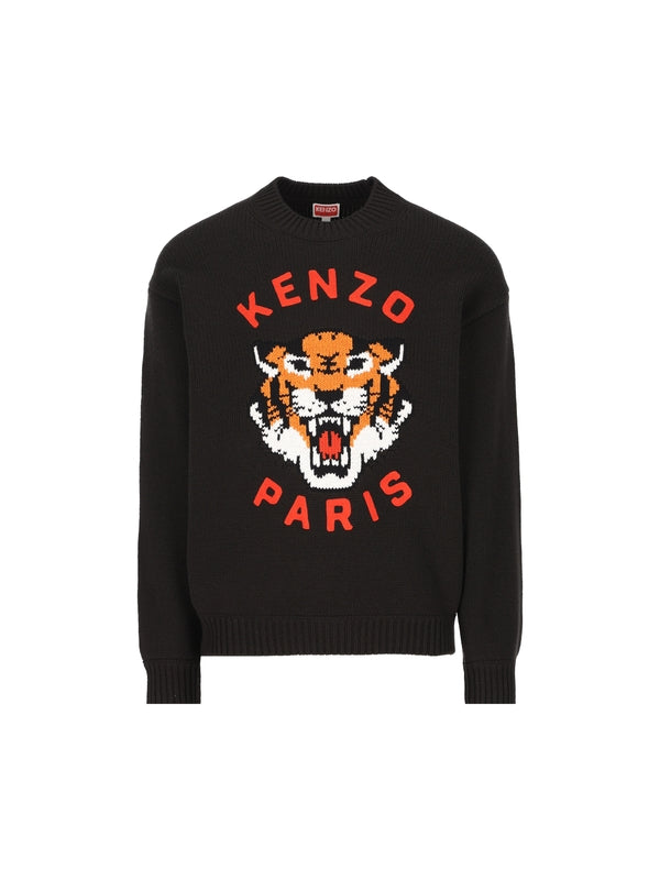 KENZO - Lucky Tiger Wool Knit - Jente