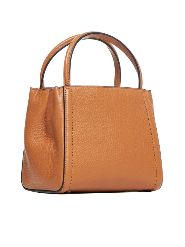 Alltime Logo Leather Small
  Tote Bag