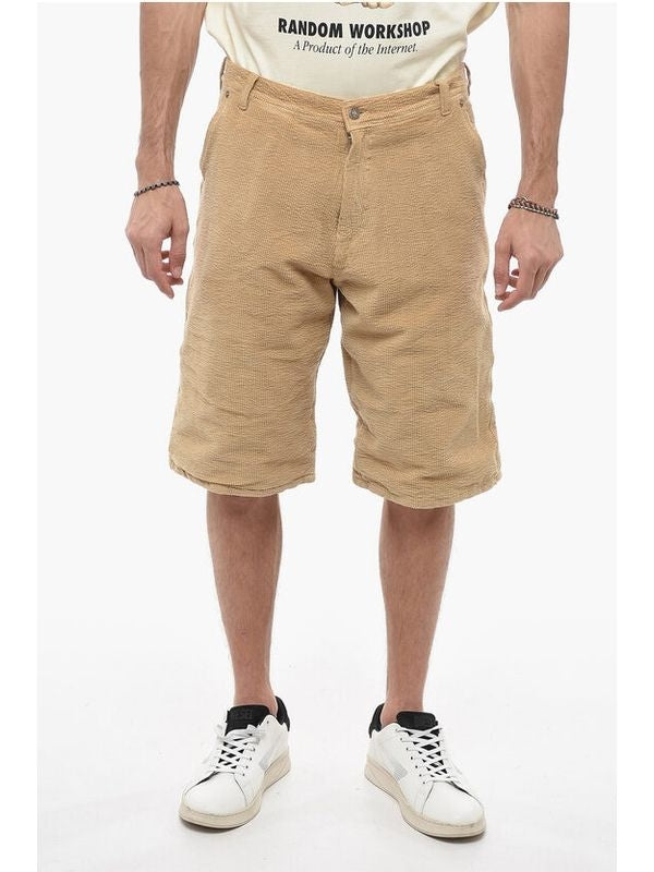 Corduroy UNISEX Shorts with 3 Pockets Shorts