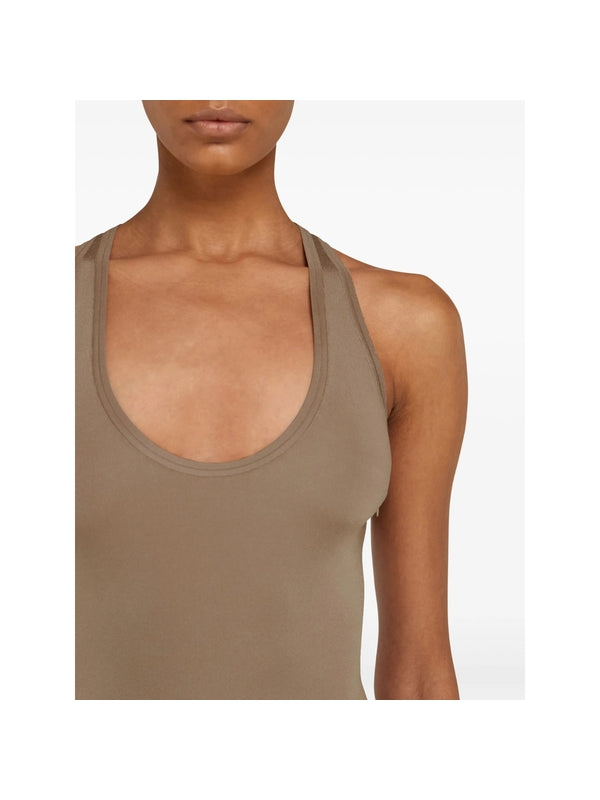 Back Metal Logo Sleeveless
  Bodysuit