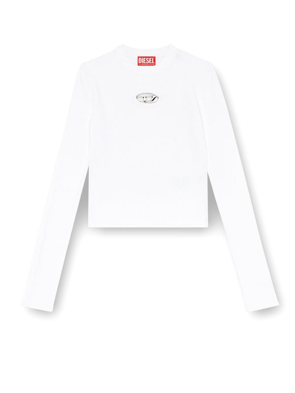 Valari Cut-Out Logo Long Sleeve Top