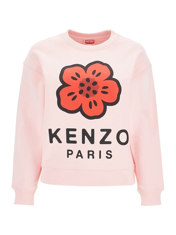 Bokeh Flower Printing Sweatshirt