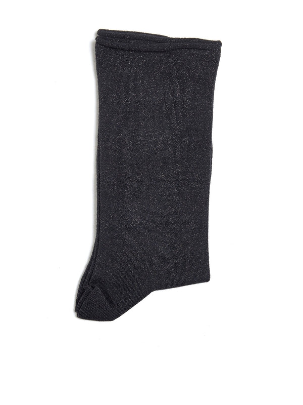 Black Cashmere Silk Socks