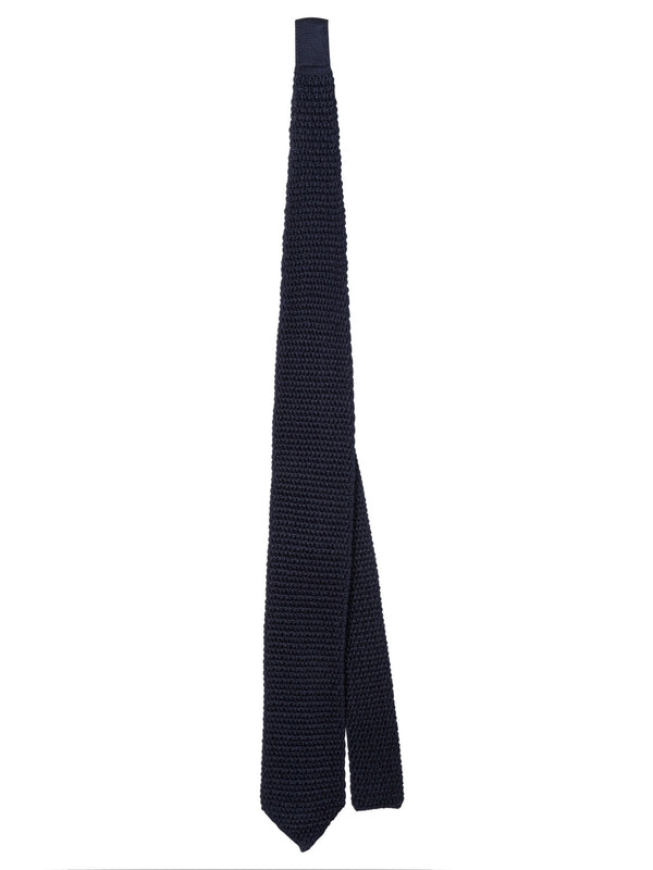 Navy Silk Tie