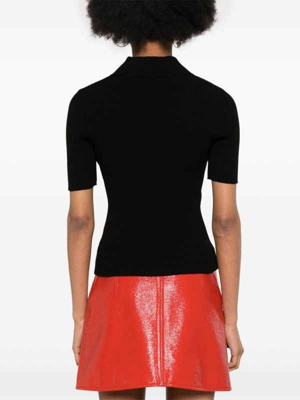 Logo Patch Polo Shirt