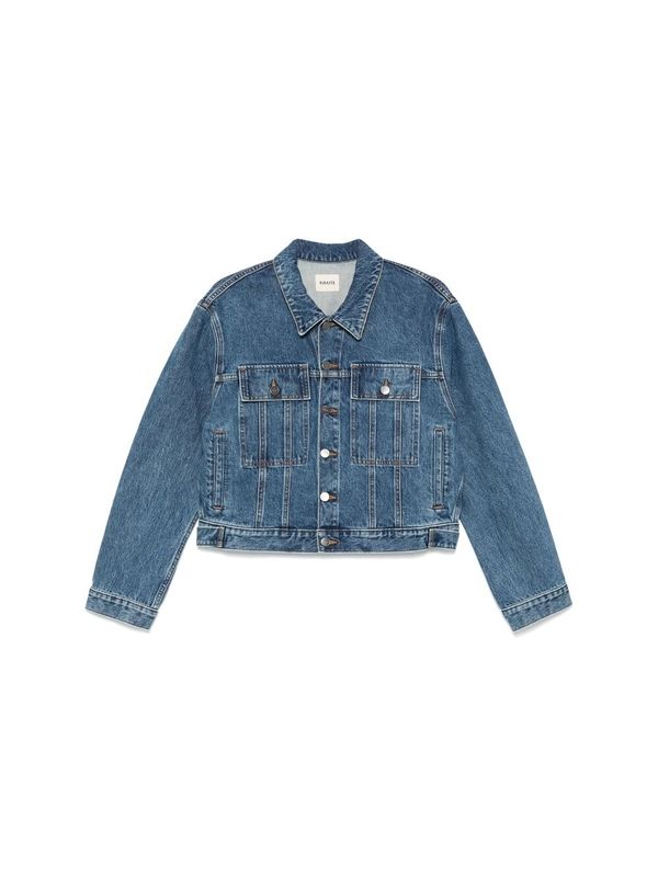 Crop Cotton Denim Jacket