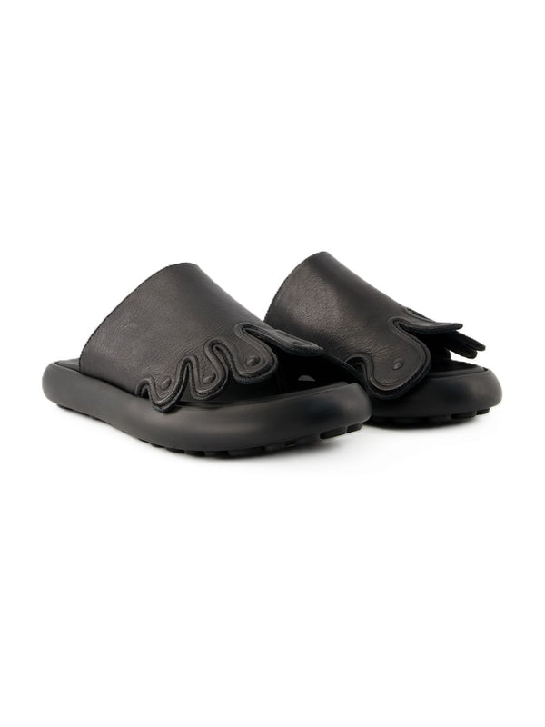 Camper Black Slides