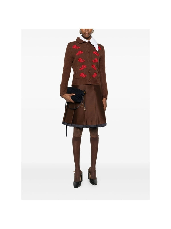 Flower Embroidery Cardigan