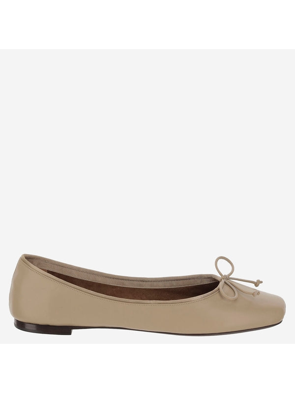 Kate Beige Flat Shoes