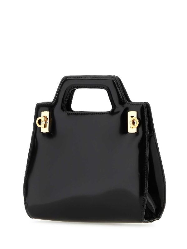 Wanda Smooth Leather Mini Tote Bag