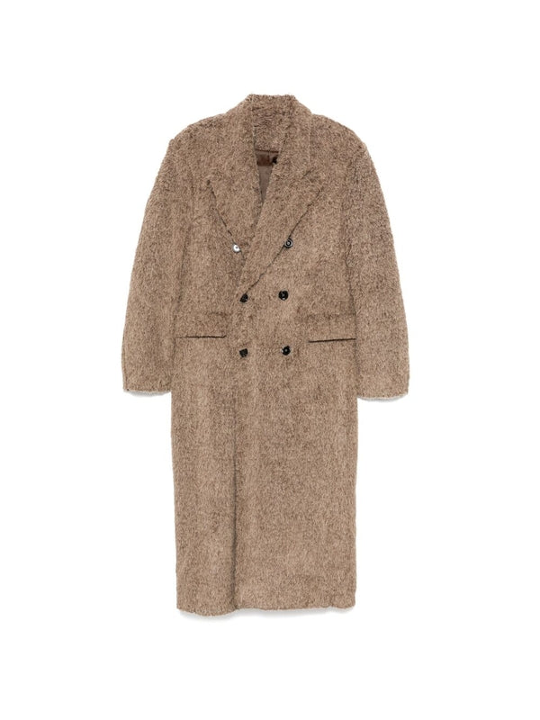 Larry Fluffy Double Wool Coat