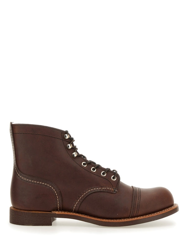 Red Wing Brown Lace-Up Boots