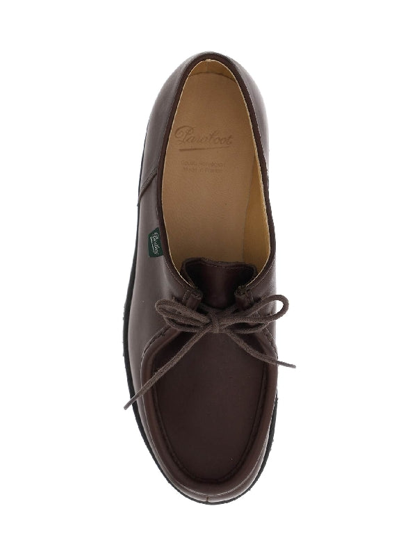 Paraboot leather michael derby shoes Lace-ups