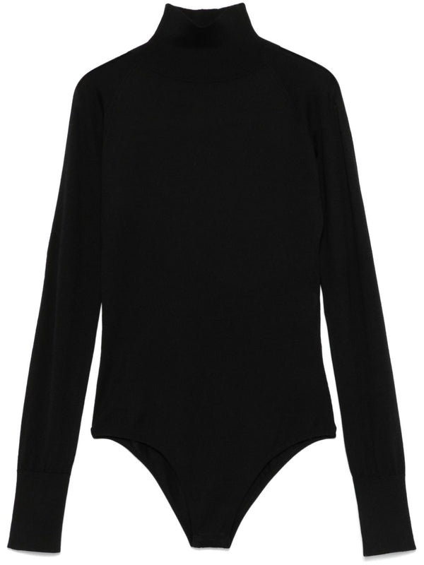 High Neck Wool Bodysuit