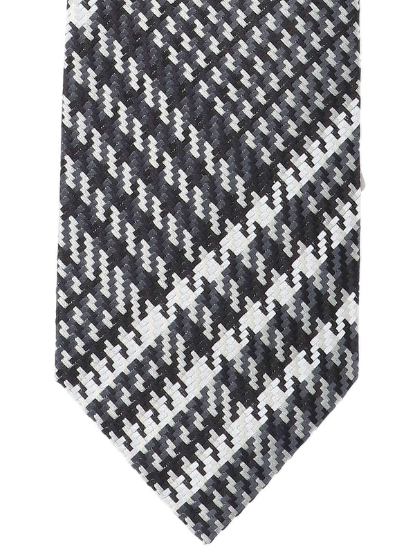 Check Pattern Silk Necktie