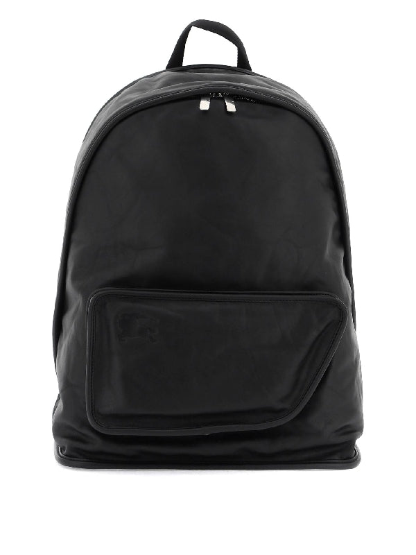 Shield Crinkle Leather Backpack - Jente