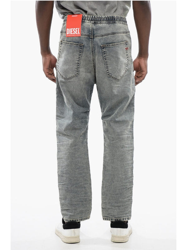 Solid Color 2040 D-AMAGE Jogg Jeans with Drawstring Waist 18 Denim Pants